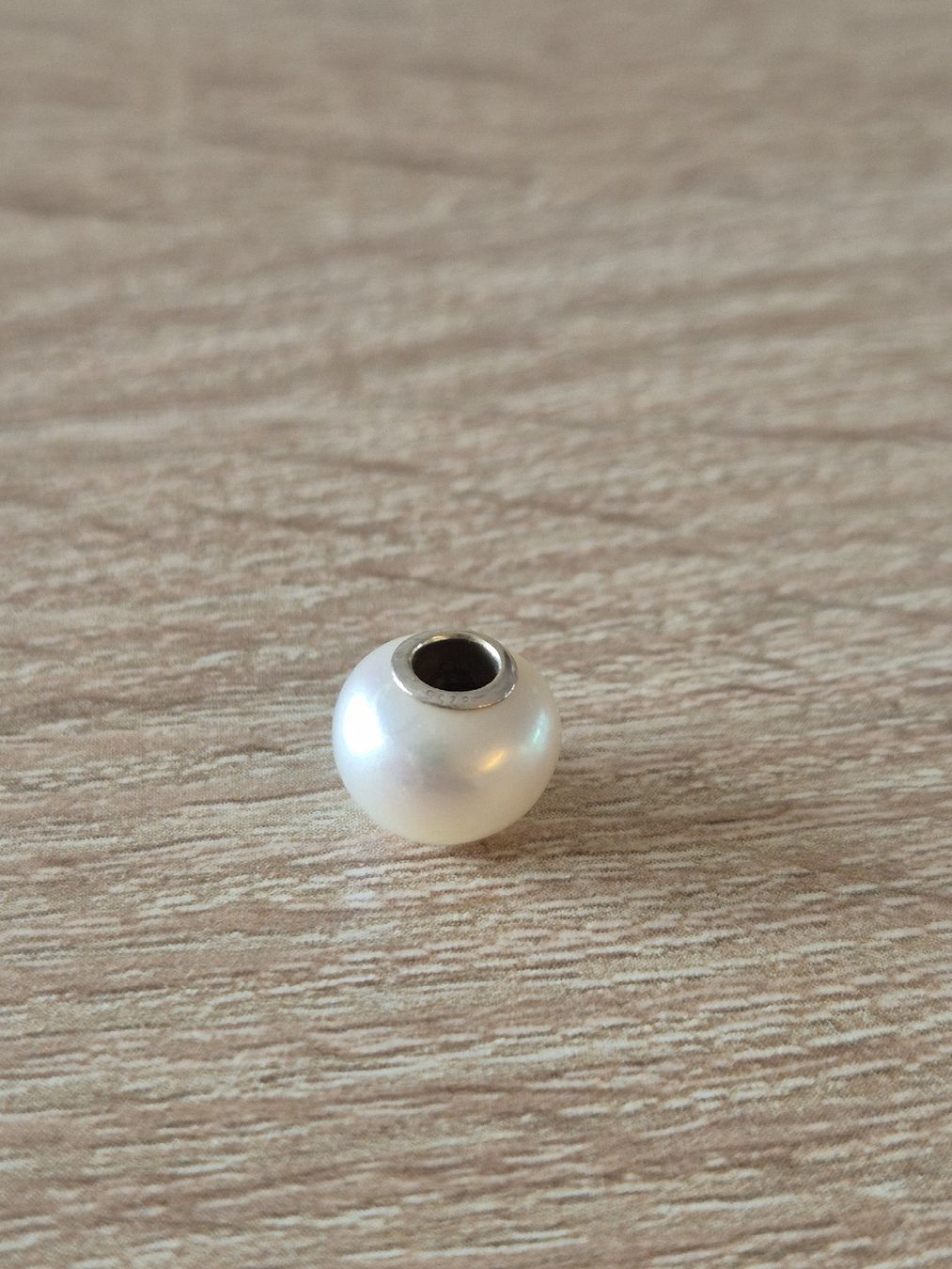 Ciondoli: Trollbeads the original - weisse Perle  – Usato da Ellighausen venduto da Luna_dk 1