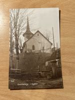 Courtelary Kirche, alte Ansichtskarte, gestempelt 1910!