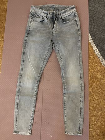 G Star Jeans Mid Skinny 3301 27 x 28 grau neu