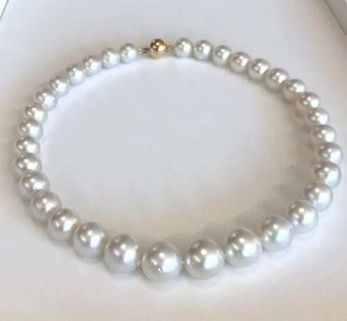 Catenine: Südsee Perlen Collier 13-16.5mm, 16600.- – Nuovo e nell'imballaggio originale da Zürich venduto da juwelier-damken 2
