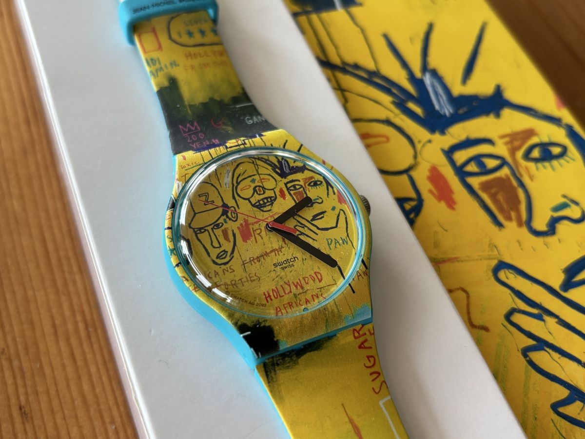 Swatch Montres: Swatch Art Basquiat gelb – Neuf (Voir description) à Zürich par SimonSaint
