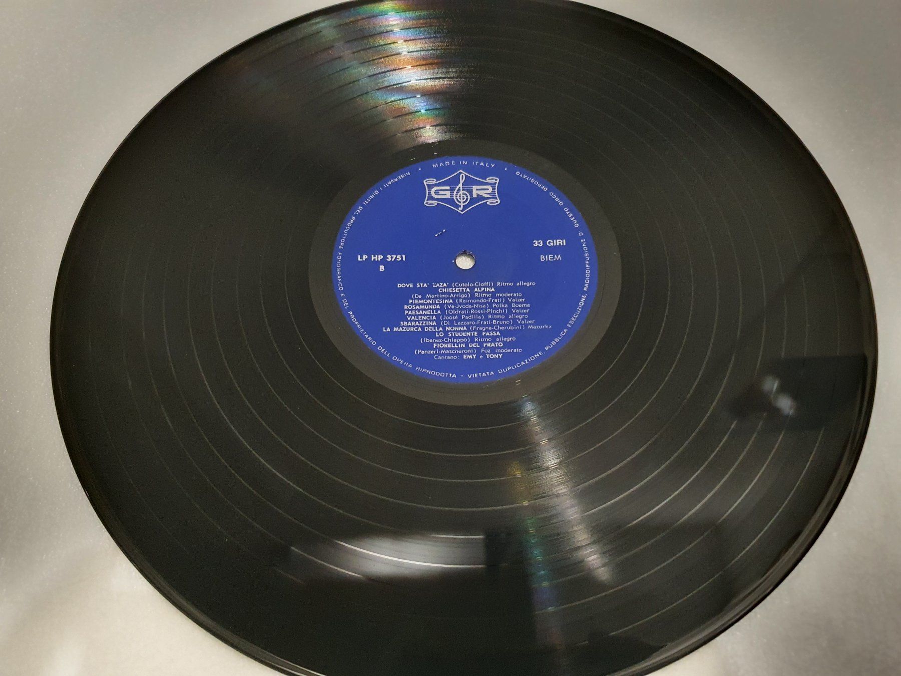 Schallplatten: Emy E Tony – I Pompieri Di Viggiu – Gebraucht aus Uster von Vinyl-Leidenschaft 4