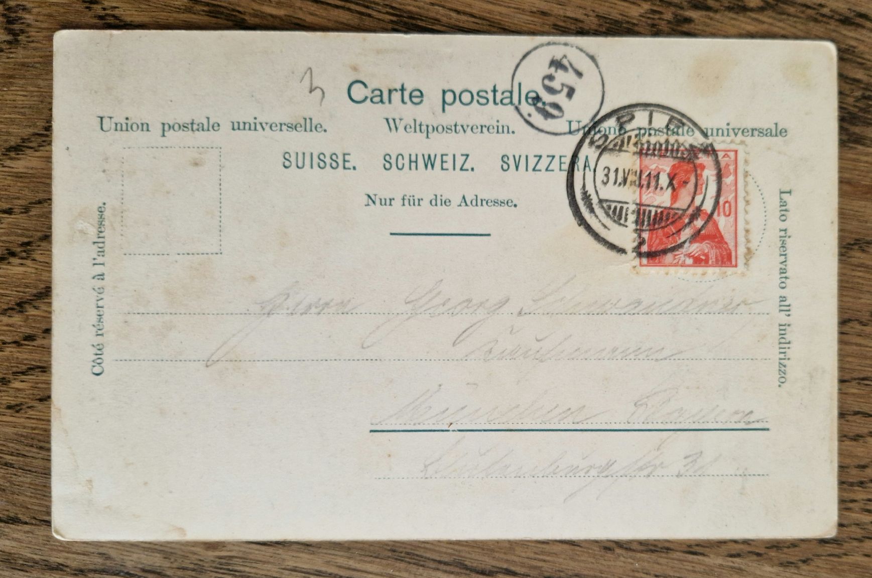 Cartoline postali: Jungfraubahn 1911 – Usato da Ebikon venduto da Donar50 1