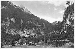 Pont de Nant Bex VD Alpenpanorama mit Bergen und Chalet