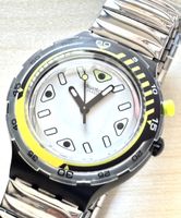 Swatch Taucheruhr mit Metallarmband guter Zustand