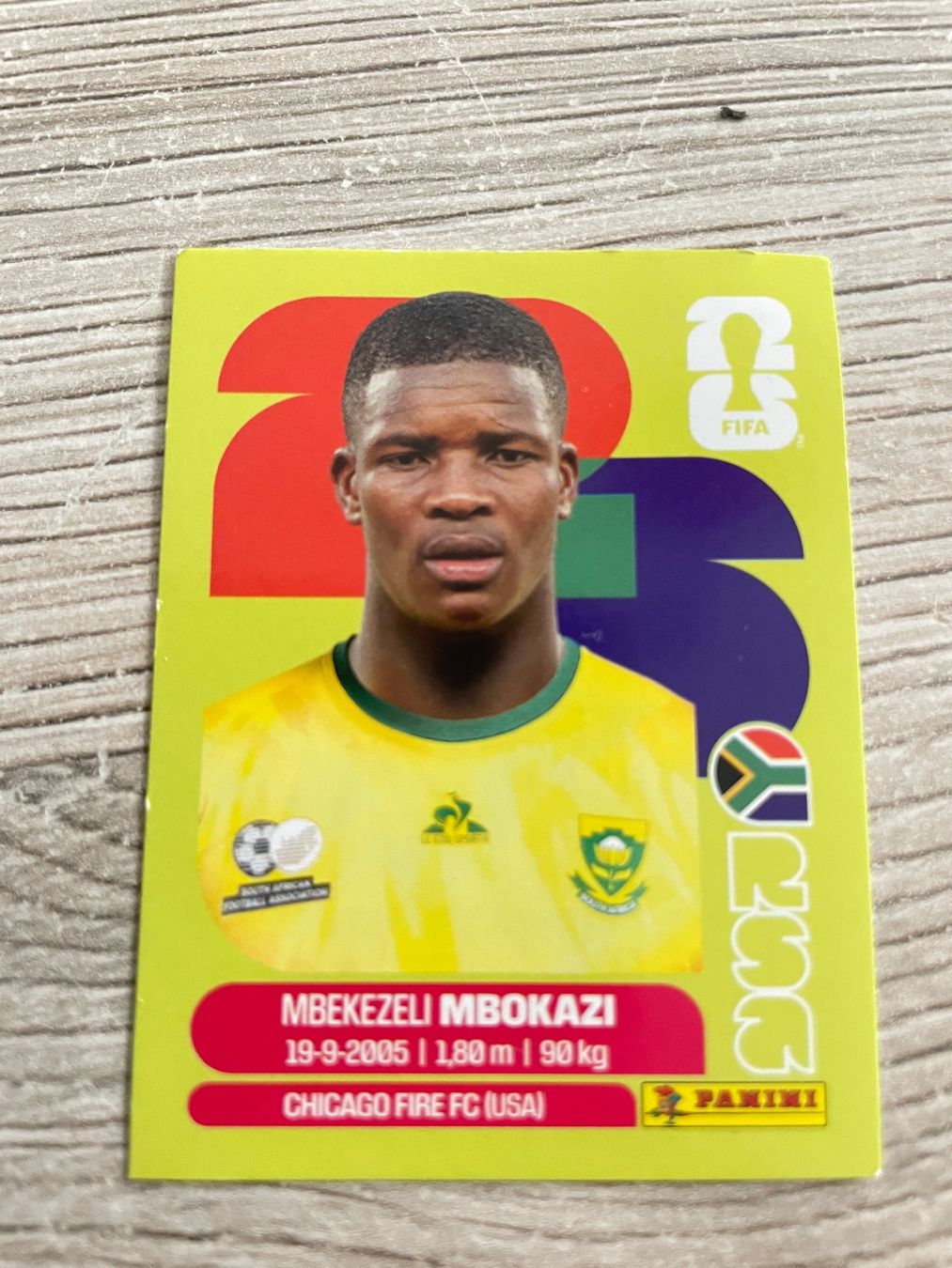 Panini Carte collezionabili: Panini Sticker - Mbekezeli Mbokazi – Usato da Neftenbach venduto da Justine76
