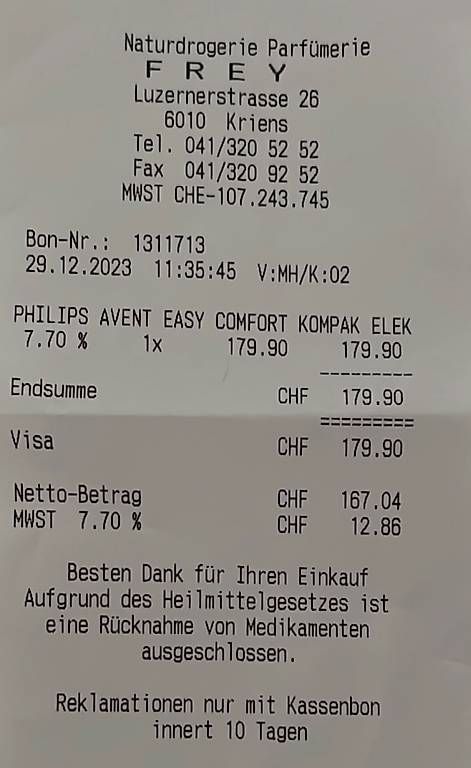 Philips Stillzubehör: Elektrische Milchpumpe  Philips AVENT – Gebraucht aus Kriens von Martini83 1