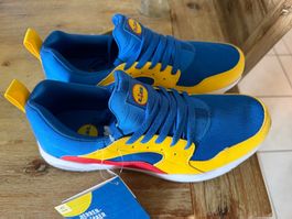 Herren Sneaker Lidl blau gelb Grösse 43 neu