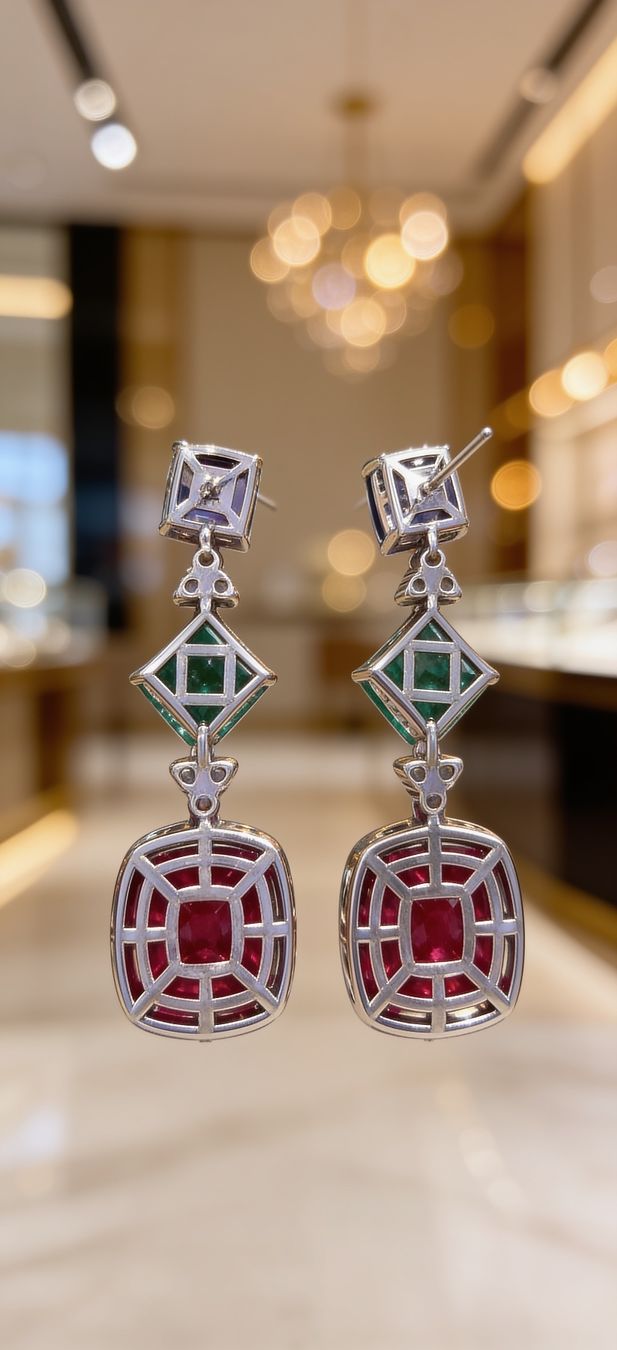 Orecchini pendenti & Orecchini a lobo: Boucles d’oreilles Azalée – Nuovo e nell'imballaggio originale da St-Maurice venduto da Sandrinette123 2