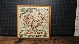 Wunderschöner alter Pfannenuntersetzer GALLO