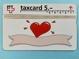 Taxcard Taxcartoon Herz 503L Herz ungebraucht
