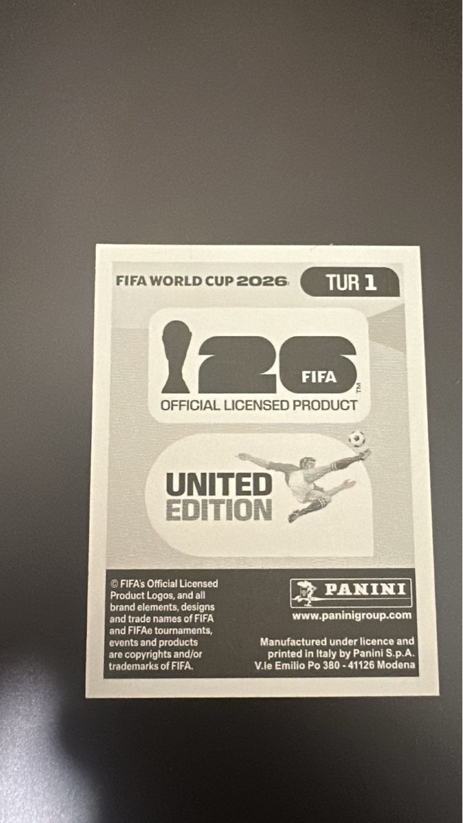 Panini Carte collezionabili: TUR 1 , WORLD CUP 2026 PANINI – Nuovo (secondo la descrizione) da Frauenfeld venduto da 1PegPeg1 1