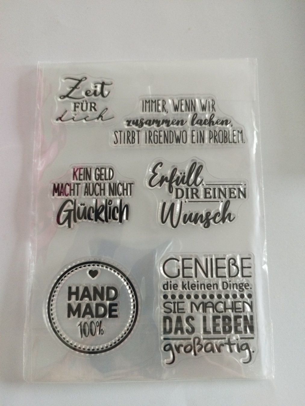 Timbri: Silikonstempel / Motivstempel – Nuovo e nell'imballaggio originale da Würenlingen venduto da pjs-at-tutti