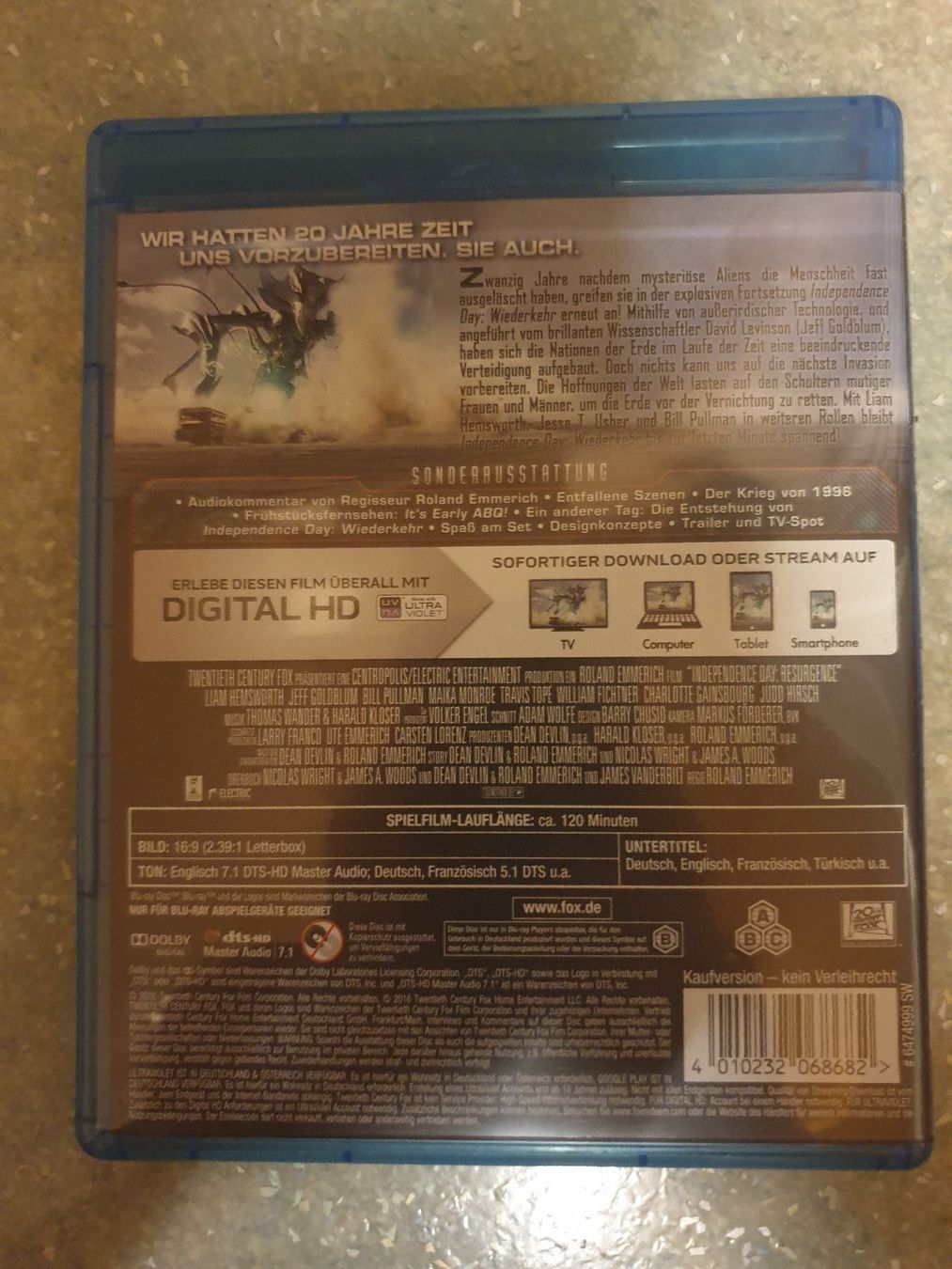 Tutti i DVDs: Independence Day Wiederkehr – Usato da Rothenthurm venduto da Lord-Ren 1