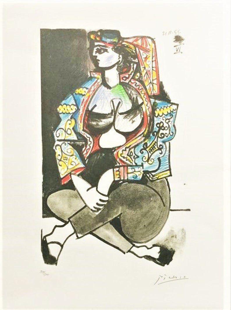 Grafica & Litografie: Pablo Picasso (nach) Lithographie – Usato da Ponte Tresa venduto da 11GalleriaAlterEgo11