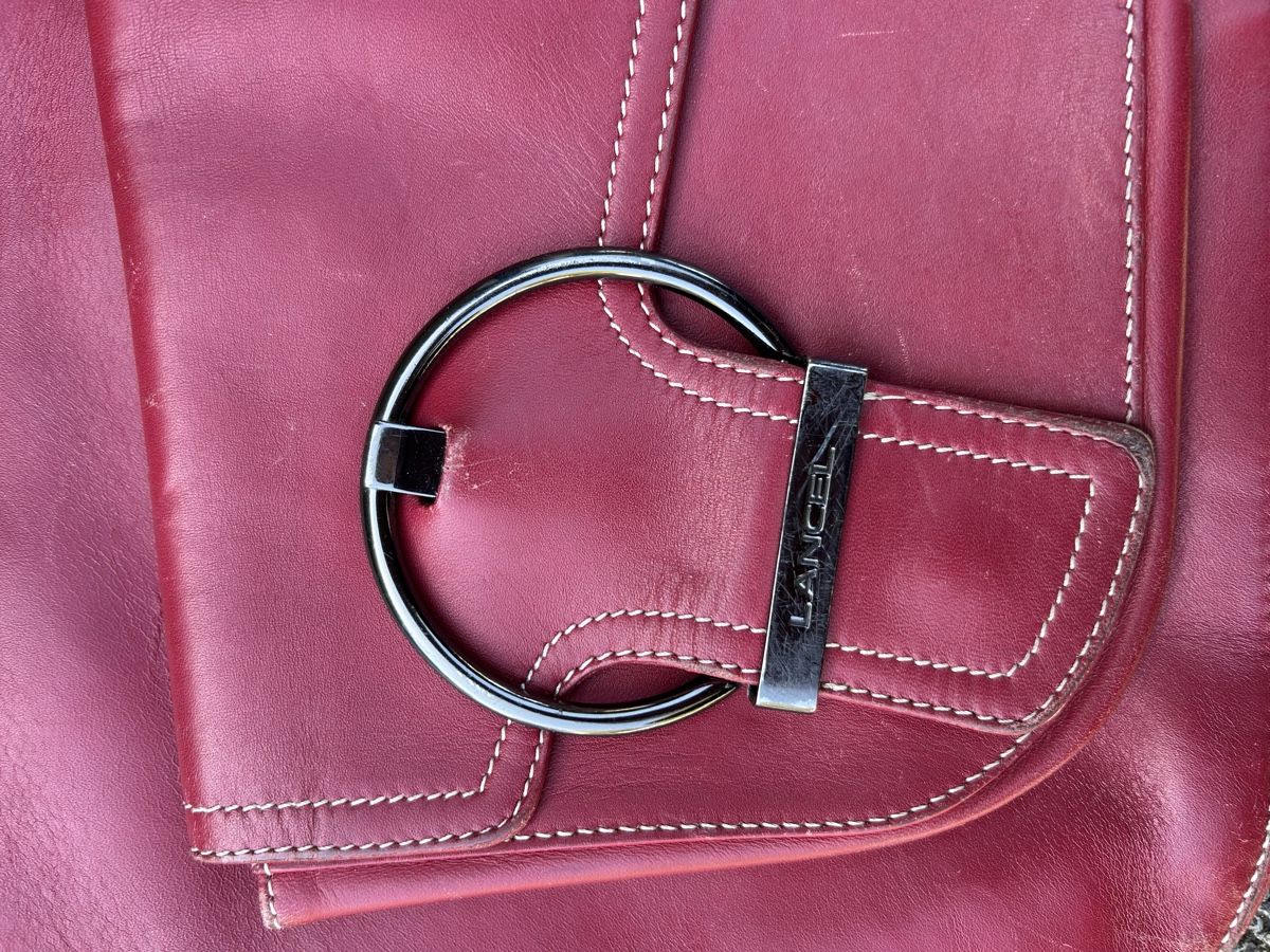 Lancel Borse da donna: Lancel Paris Handtasche aus Leder, rot – Usato da Münchenstein venduto da sam_2g78 2