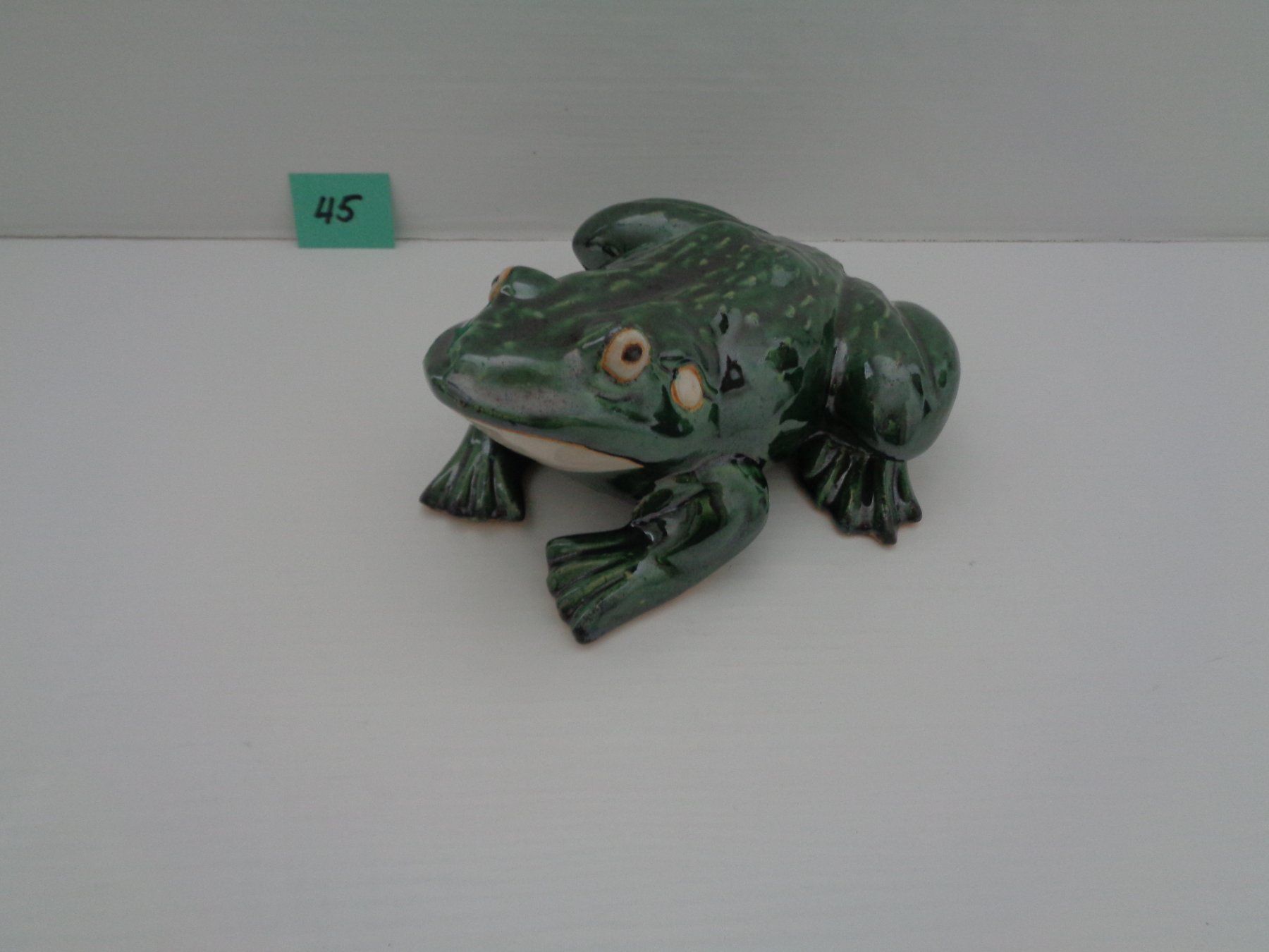 Statuette: Grosser Frosch aus Keramik – Usato da Chur venduto da omonia