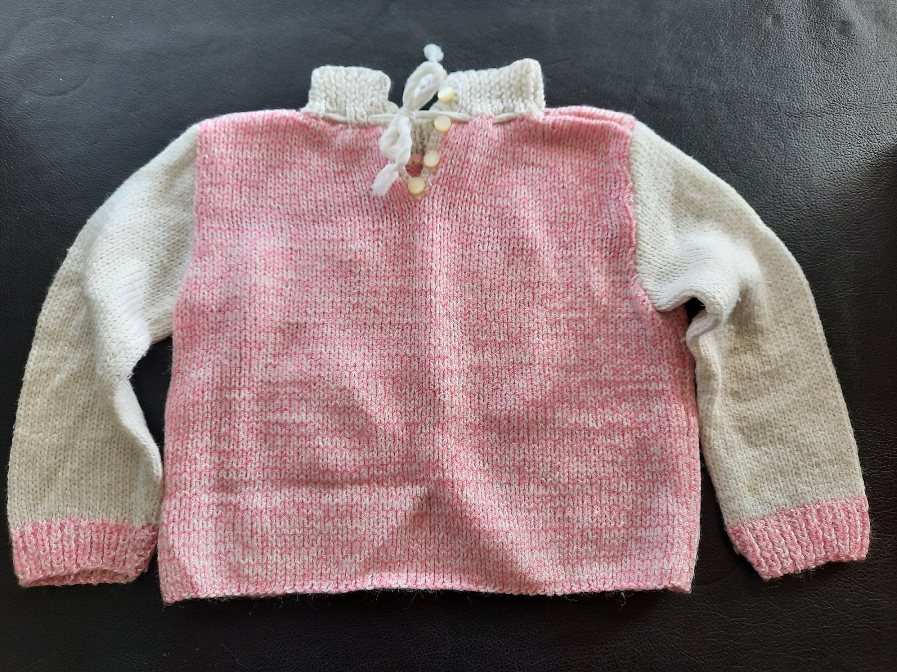 Maglioni & Felpe: Kinder Pullover gehäkelt türkis, weitere handgestrickte... – Usato da Herrliberg venduto da AlexandraBopp 5