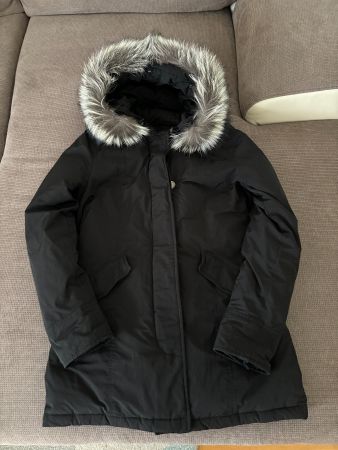 Original WOOLRICH Damen Winterjacke, Polarfuchs (Fell echt)