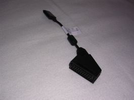 SCART Adapter WEIBLICHE, MÄNNLICHE ANSCHLÜSSE LCD-LG usw.