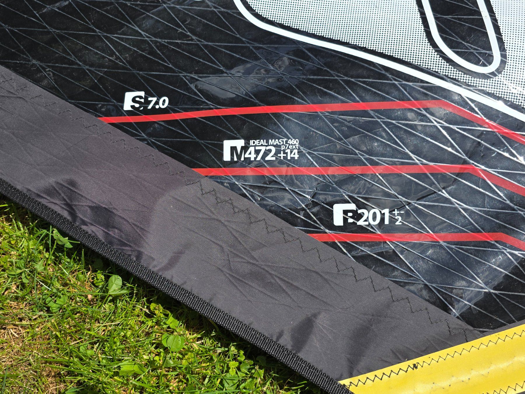 Surf: Windsurfsegel Point7 7,0 – Usato da Buchs SG venduto da swisssurfer007 2