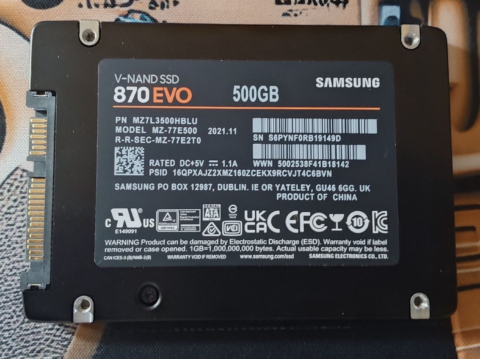 Samsung Dischi rigidi: Samsung 870 EVO | 500GB | 99% | Solid State Drive | Top! – Nuovo (secondo la descrizione) da Ennetmoos venduto da Faders