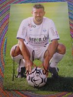 FCZ FC ZÜRICH URS FISCHER SPIELER AUTOGRAMMKARTE ANTIK