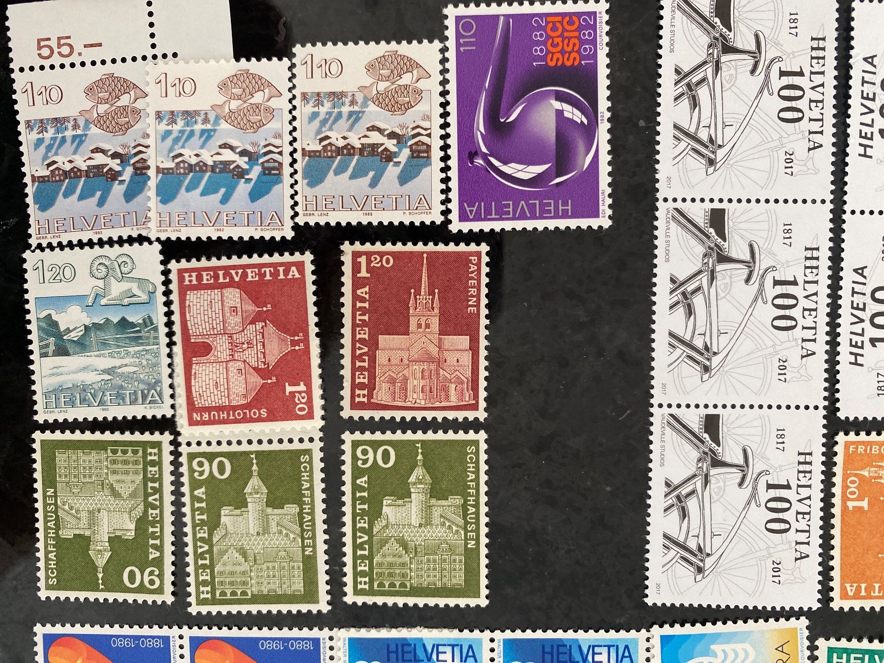 Alle Briefmarken: 102.10Fr Frankaturware Sammlung postfrisch ungestempelt – Neu (gemäss Beschreibung) aus Wil SG von Chefsugus 3
