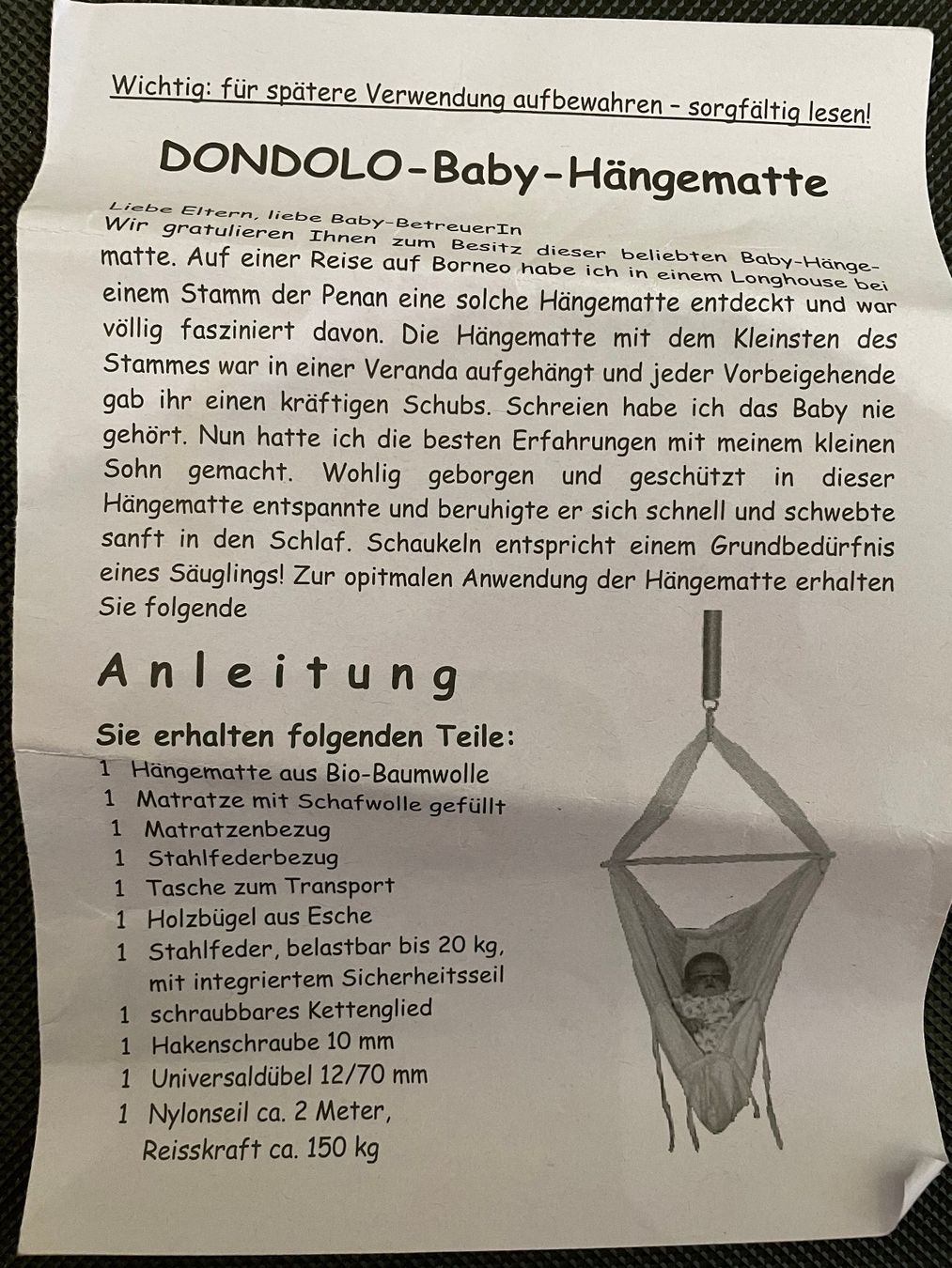 Amazonas Hamac: Dondolo – D'occasion à Wikon par Teger5 4