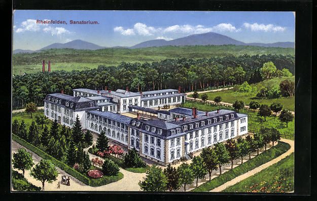 Cartoline postali: AK Rheinfelden, Sanatorium, 1931 – Usato da Berlin venduto da bartko-reher
