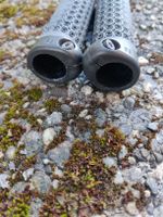 Bike handle grips with screws