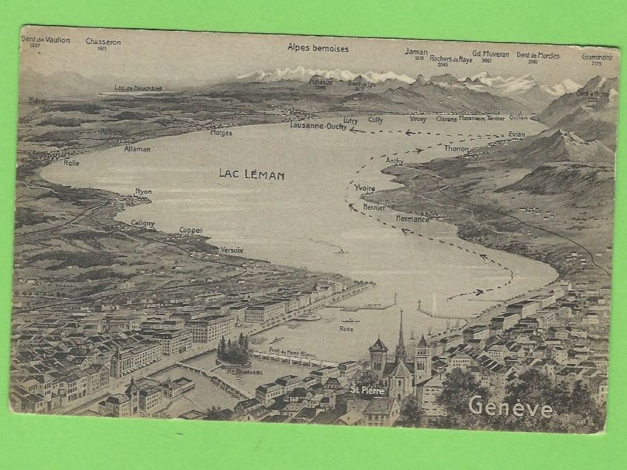 Cartoline postali: Genève – Nuovo (secondo la descrizione) da Zürich venduto da t24_de