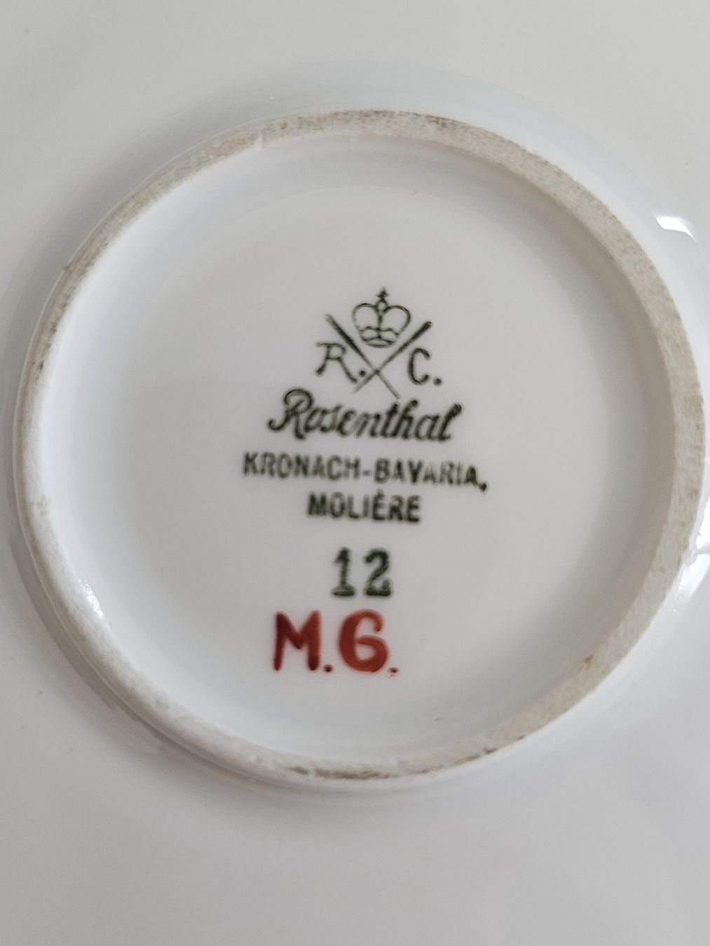 Rosenthal Teller: Rosenthal Molière Schale, Vintage, handbemalt – Gebraucht aus Sirnach von pius062 1