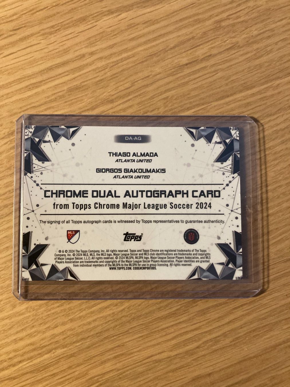 Topps Carte collezionabili: Topps Chrome MLS 2024 - Almada/Giakoumakis Dual Auto – Usato da La Tour-de-Peilz venduto da Tyalos_Cards 1