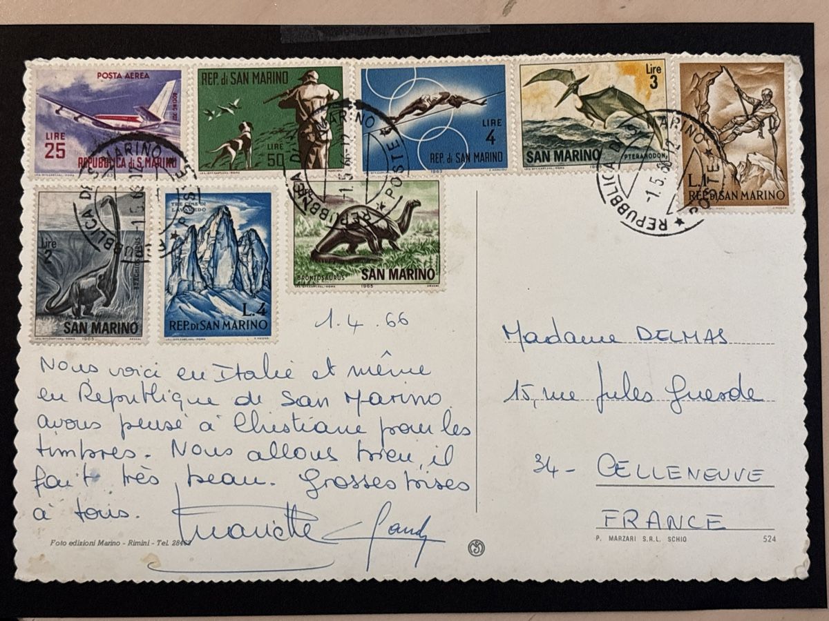 Tutti i francobolli: Carte postale ancienne San Marino - Collection unique  – Usato da Carouge GE venduto da irma016 1