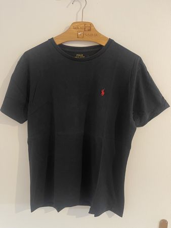 Polo Ralph Lauren T-Shirt, schwarz, Gr. M, y2k, Klassic