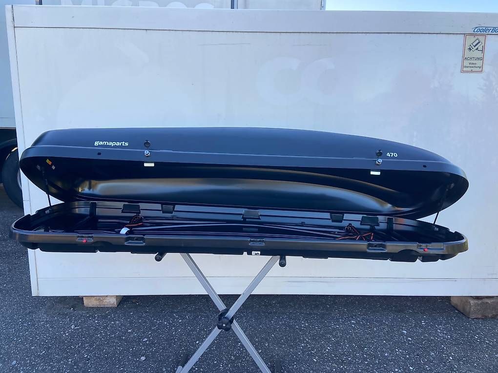 Coffres de toit: Dachbox Gammaparts 470 L mit oder ohne Dachträger – D'occasion à Leuzigen par Doppelrad 2