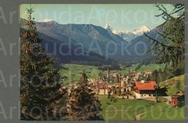 AK color Davos GR  gegen Tinzenhorn,Piz Michel ≈ 1985