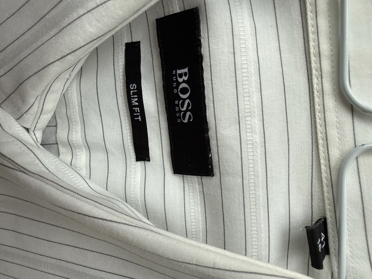 Hugo Boss Camicie: BOSS Herren Hemd gestreift – Usato da Lyss venduto da Auhalia 1