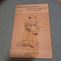 Alte Broschüre Orell Füssli, 1964/65 Neuerscheinungen