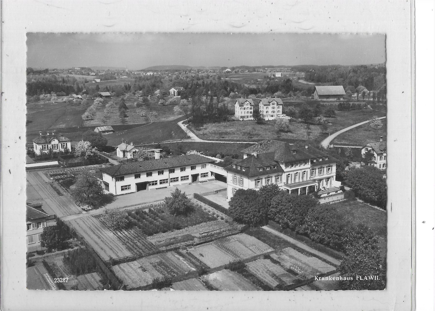 Cartoline postali: SG Flawil 1955 Krankenhaus – Usato da Schocherswil venduto da Wilare