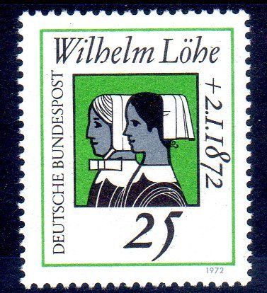 Tutti i francobolli: WILHELM LÖHE 100. TODESTAG ** POSTFRISCH ** - JJ5 – Nuovo (secondo la descrizione) da Losone venduto da EM2019