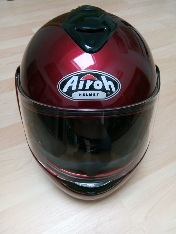 Airoh Executive Motorradhelm | Doppelte P/J Homologation | Integrierter Sonnenvisier | 1400g