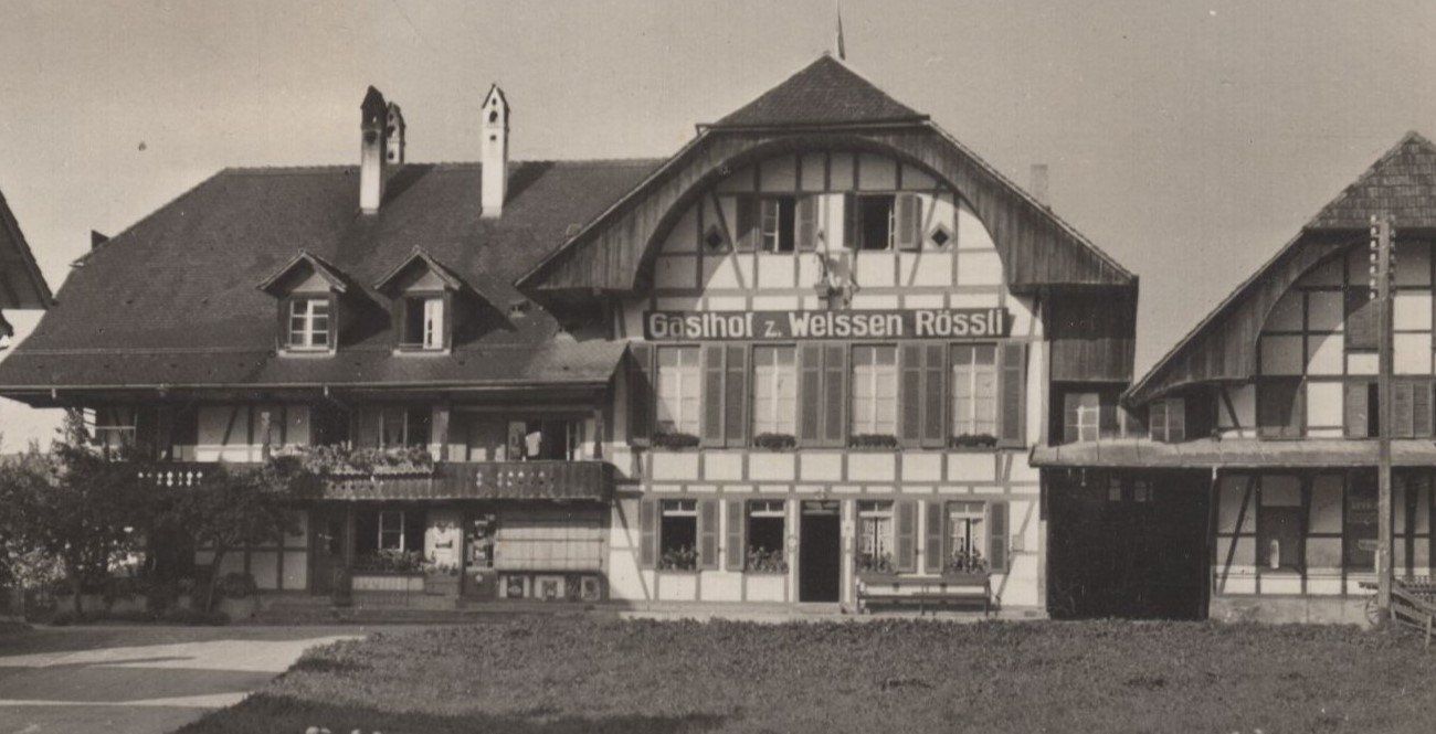 Cartoline postali: Zäziwil  weisses Rössli  1944 – Usato da Aarau venduto da kufi44 1