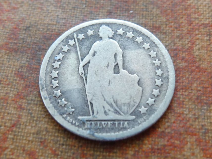 Tutti le monete: 1/2 Fr. 1875 – Usato da Romanel-sur-Lausanne venduto da Swift13 1