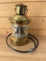 Vintage Schiffslampe Messingoptik Made in Italy – ca. 21 cm