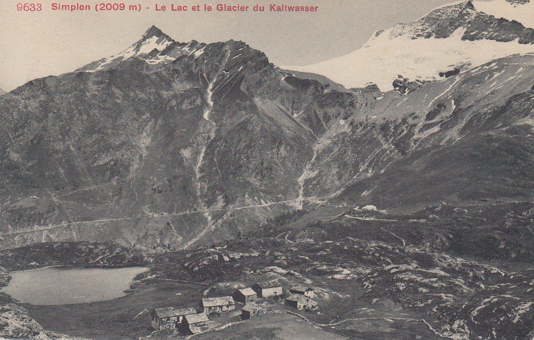 Ansichtskarten: Simplon - Dorf, -Hospiz & -See  VS  -   5  diverse Karten – Gebraucht aus Brig von Valcards54 4