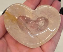 Bergkristall Herz Schale 106g