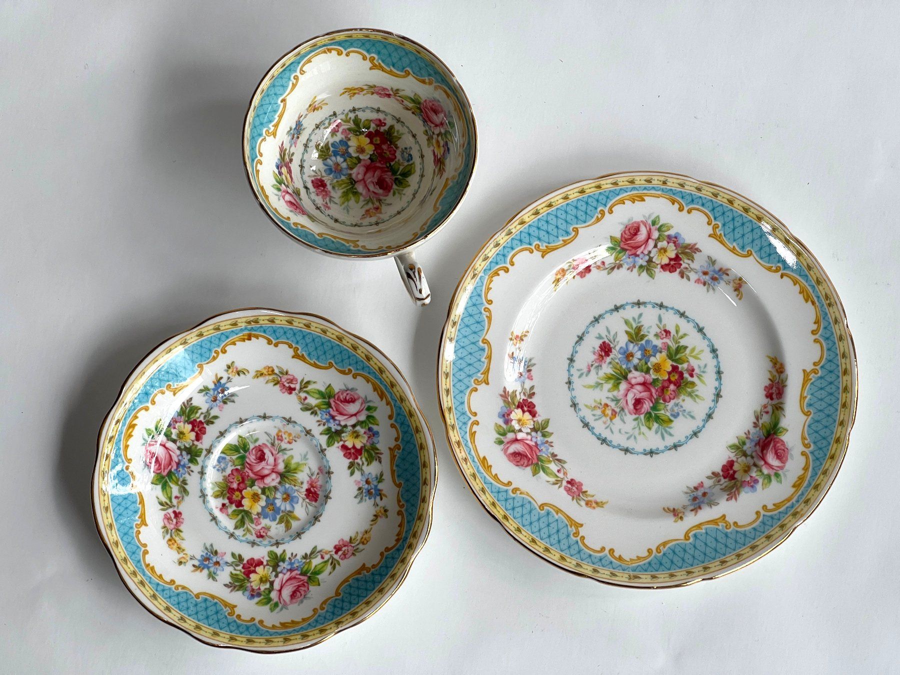 Tazze: Vintage Foley China "Windsor" Pattern - E. Brain & Co Ltd* – Usato da Dübendorf venduto da Smisbox 1