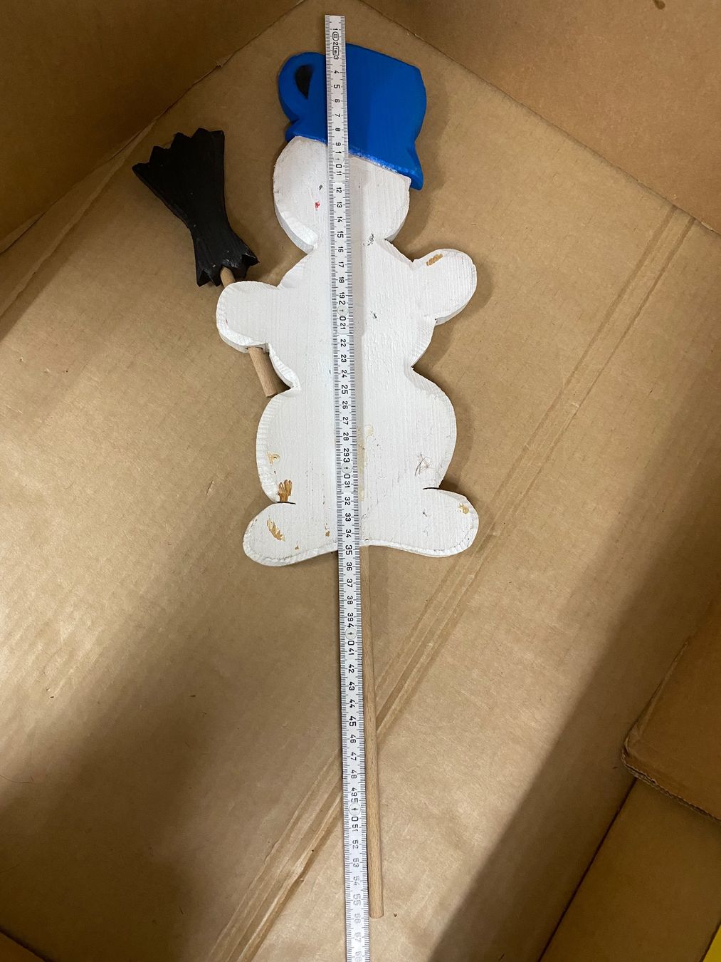 Tutte le decorazioni: Schneemann Steckfigur Holz – Usato da Eschlikon TG venduto da ArtRec 3